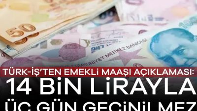 Genel Başkan Ergün Atalay, emekli ve çalışanların yaşadığı ekonomik sıkıntılara