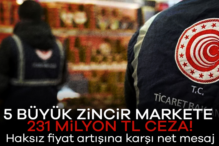 Ticaret Bakan Yardımcısı Mahmut Gürcan, yakın tarihte yapılan denetimlerde 5