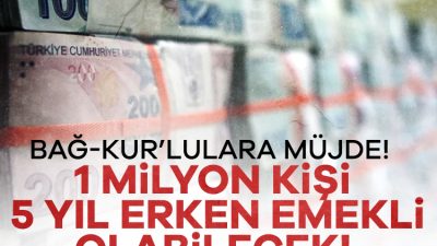 Yeni düzenlemeyle milyonlarca kişiyi ilgilendiren erken emeklilik fırsatı gündemde. Kimlerin