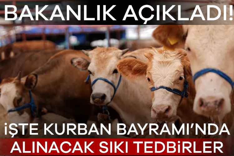 Bakanlık, bayram öncesinde belirli alanlarla ilgili sıkı önlemler alındığını duyurdu.