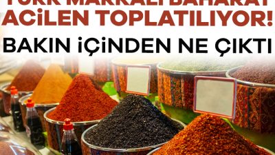 Almanya ve Fransa'da Türk marketlerinde satışta olan Türk markalı baharat