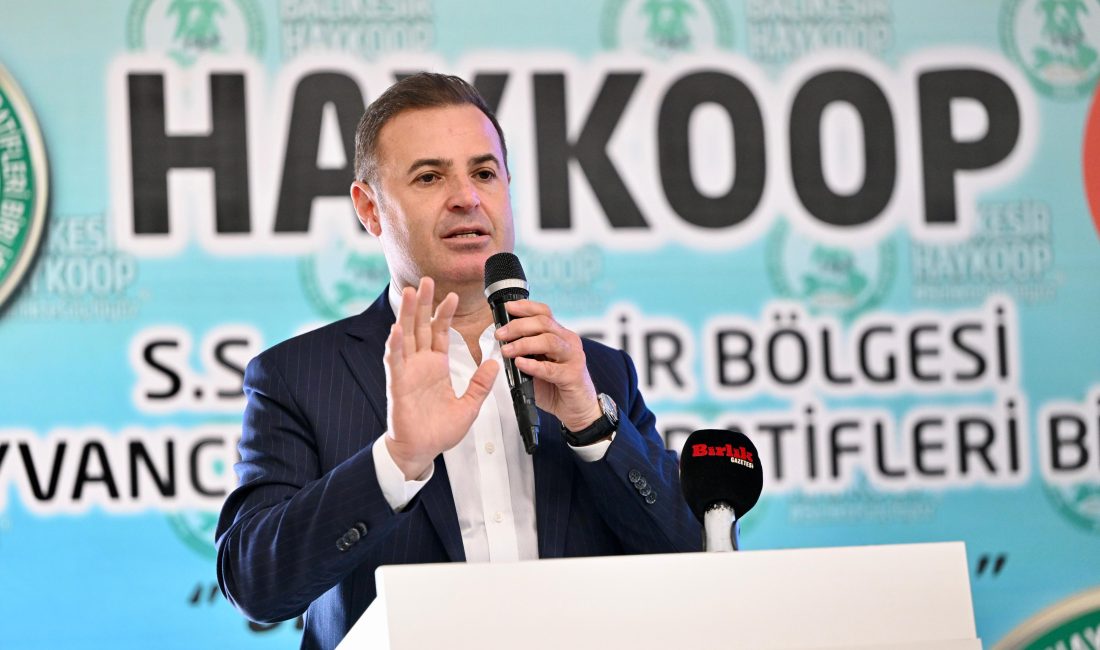 Türkiye’deki birinci sınıf 22 kooperatiften 5’inin Balıkesir’de bulunduğu söyleyen Balıkesir