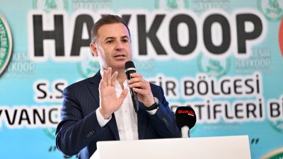Türkiye’deki birinci sınıf 22 kooperatiften 5’inin Balıkesir’de bulunduğu söyleyen Balıkesir