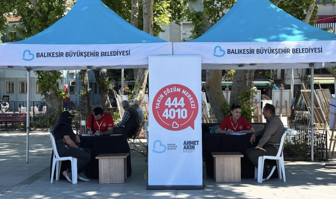 Balıkesir Büyükşehir Belediyesi, vatandaş odaklı çalışmalar kapsamında Bandırma’da saha faaliyetlerine