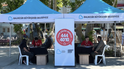 Balıkesir Büyükşehir Belediyesi, vatandaş odaklı çalışmalar kapsamında Bandırma’da saha faaliyetlerine