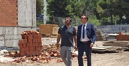 İlçe Milli Eğitim Müdürü Mutlu Aslan Balıkesir’in Bandırma ilçesinde yapımı