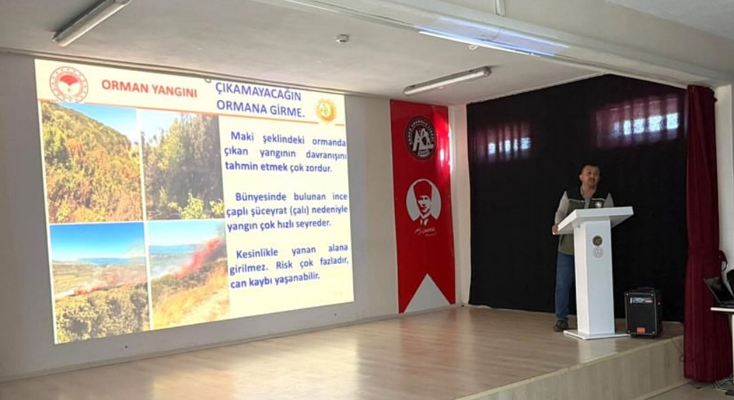 Marmara ve Erdek’te orman yangınlarına karşı farkındalık eğitimi Tarım ve Orman Bakanlığı ile Orman Genel Müdürlüğü tarafından başlatılan