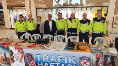 Balıkesir’in Bandırma ilçesinde Trafik Haftası kapsamında güvenli sürüş ve trafik