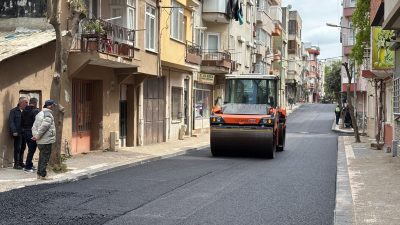 Balıkesir Büyükşehir Belediye Başkanı Ahmet Akın’ın talimatıyla Erdek’te başlatılan altyapı
