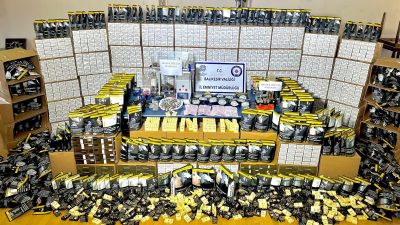  Balıkesir’in Gönen ilçesinde kaçak tütün ve bandrolsüz ürünlere yönelik