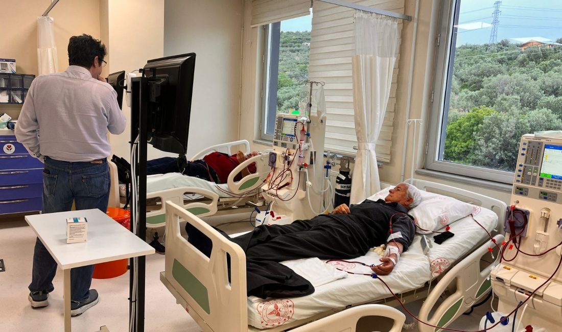 Marmara Adası'nda hizmet veren Süleyman İlik İlçe Devlet Hastanesi'nde kurulan