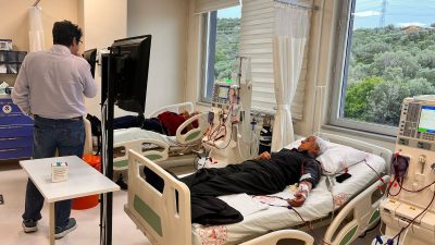 Marmara Adası'nda hizmet veren Süleyman İlik İlçe Devlet Hastanesi'nde kurulan