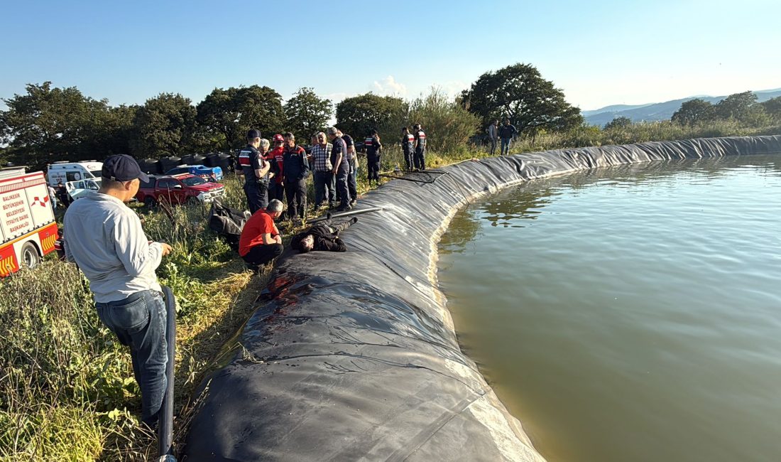  Balıkesir’in Susurluk ilçesinde, özel bir ağaçlandırma sahasında bulunan sulama
