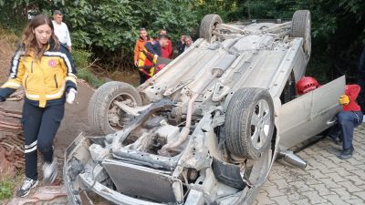 Balıkesir’in Susurluk ilçesine bağlı Kocapınar Mahallesi’nde meydana gelen trafik kazasında,