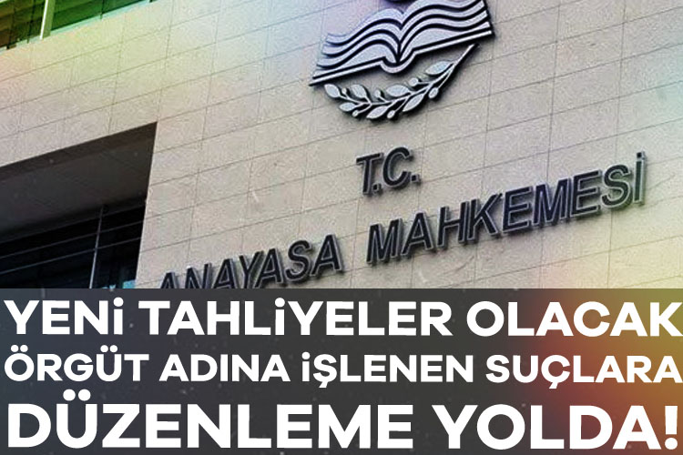 Yeni tahliyeler olacak: Örgüt adına işlenen suçlara düzenleme yolda! Yeni pakette yer alacak düzenlemeyle bazı mahkûmları ilgilendiren önemli değişiklikler