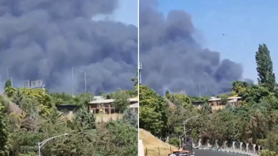 İran Devlet Televizyonu'nun ardından aynı bölgede bir başka TV binası