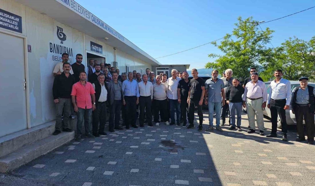 Bandırma’ya bağlı Çalışanlar Mahallesi’nde yaşayan vatandaşlar, Eti Maden İşletmeleri’nin mahalle