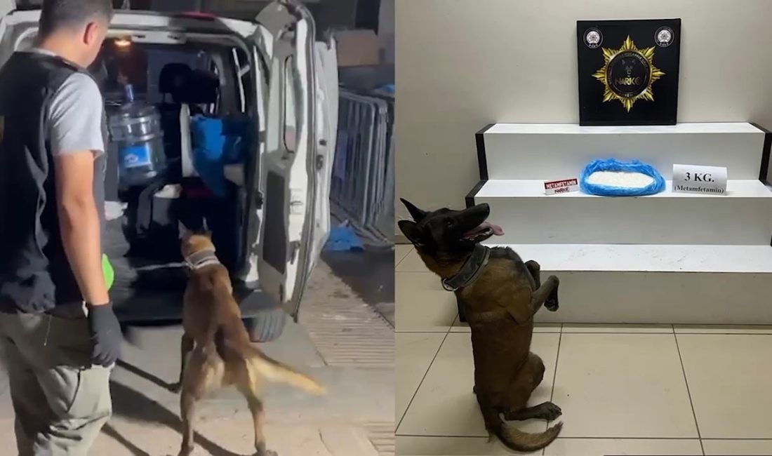 Balıkesir’in Edremit ilçesinde gerçekleştirilen operasyonda, 3 kilogram metamfetamin ele geçirildi.