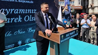 Kurban Bayramı arefesinde AK Parti Balıkesir İl Başkanlığı tarafından düzenlenen