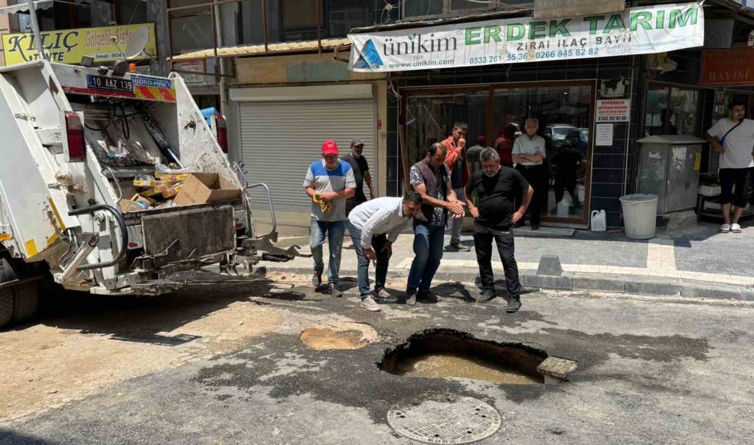 Balıkesir’in Erdek ilçesinde kısa süre önce alt yapı çalışmaları tamamlanarak