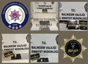 Balıkesir İl Emniyet Müdürlüğü Narkotik ekipleri, 20 Haziran'da gerçekleştirdikleri 4