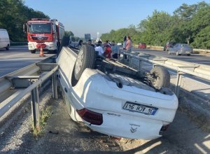 Balıkesir-Bursa kara yolu Balıkesir istikameti Susurluk Balıklıdere mevkiinde meydana gelen