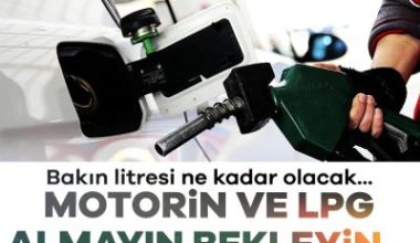 Motorin ve LPG fiyatlarına bu hafta indirim var. Motorinin litresinde