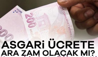 Milyonlarca çalışan, asgari ücrete ara zam gelip gelmeyeceğini merak ediyor.