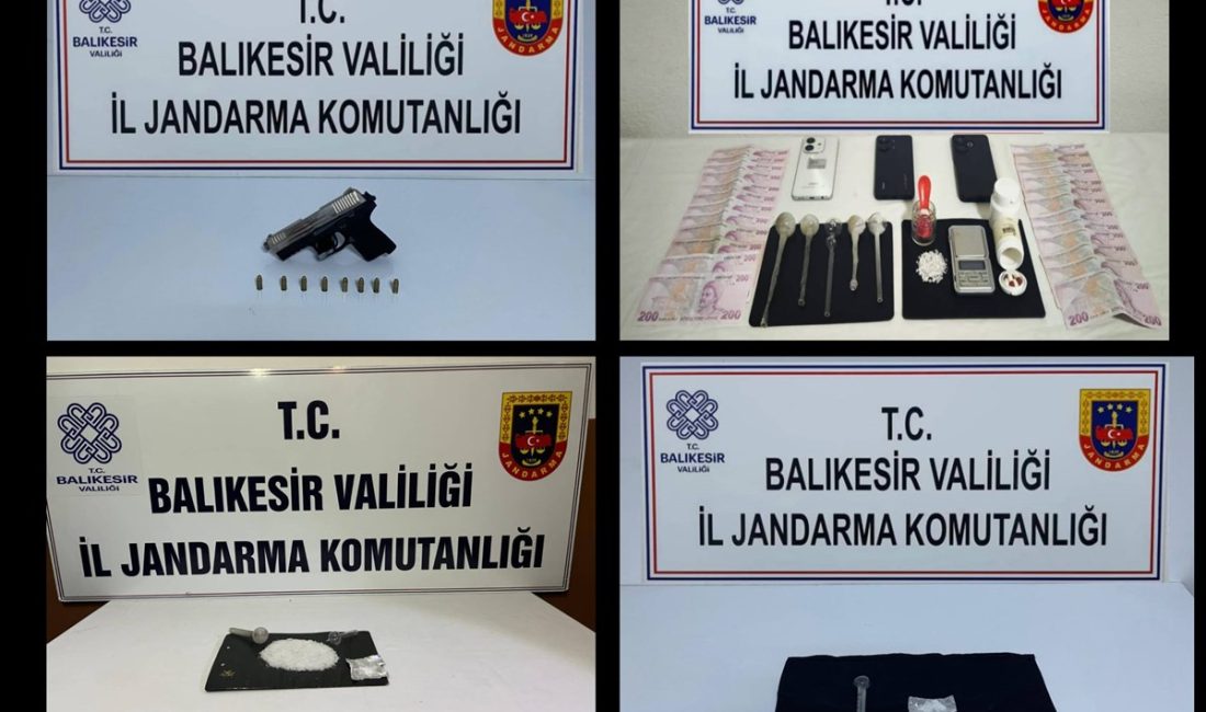 Balıkesir İl Jandarma Komutanlığı ekiplerince kaçakçılık ve narkotik suçlarla mücadele