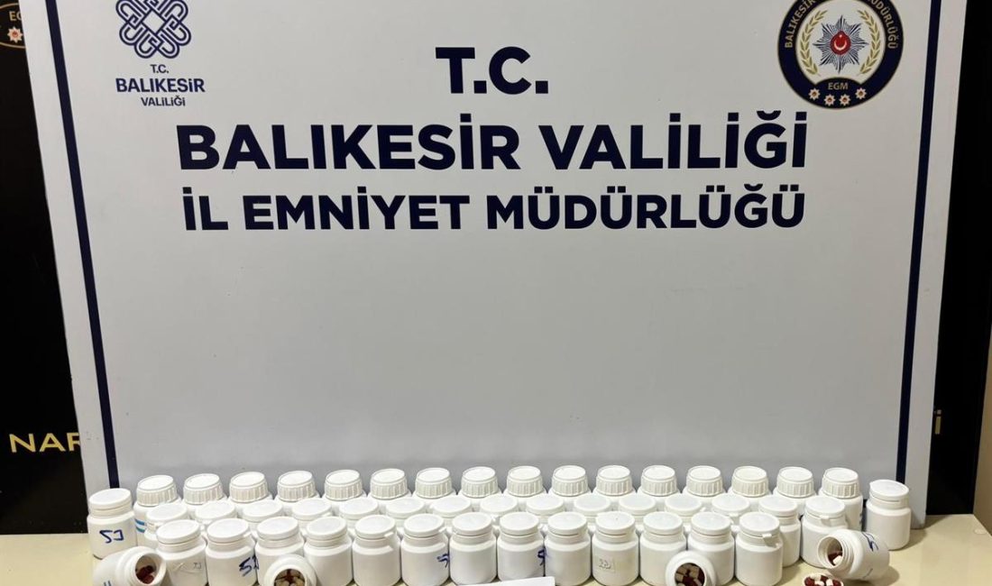 Bandırma’da Uyuşturucu Operasyonu Balıkesir İl Emniyet Müdürlüğü Narkotik Suçlarla Mücadele Şube Müdürlüğü Bandırma