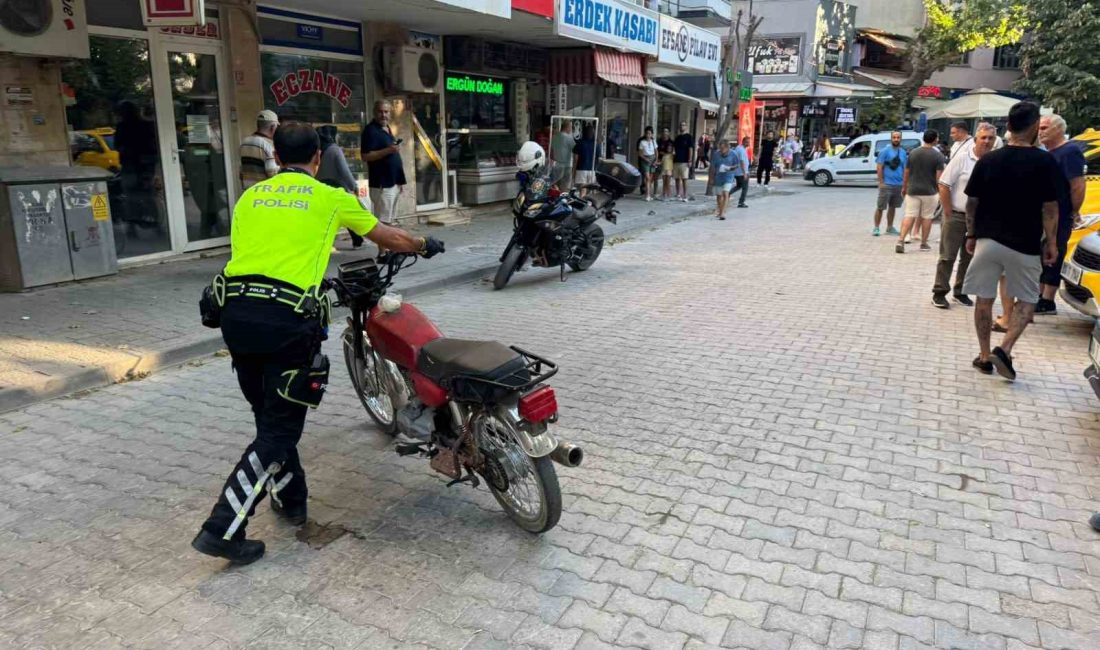 Erdek’te kovalamaca cezayla son buldu Balıkesir’in Erdek ilçesinde yaşanan kovalamacada yakalanan motosikletliye idari para cezası