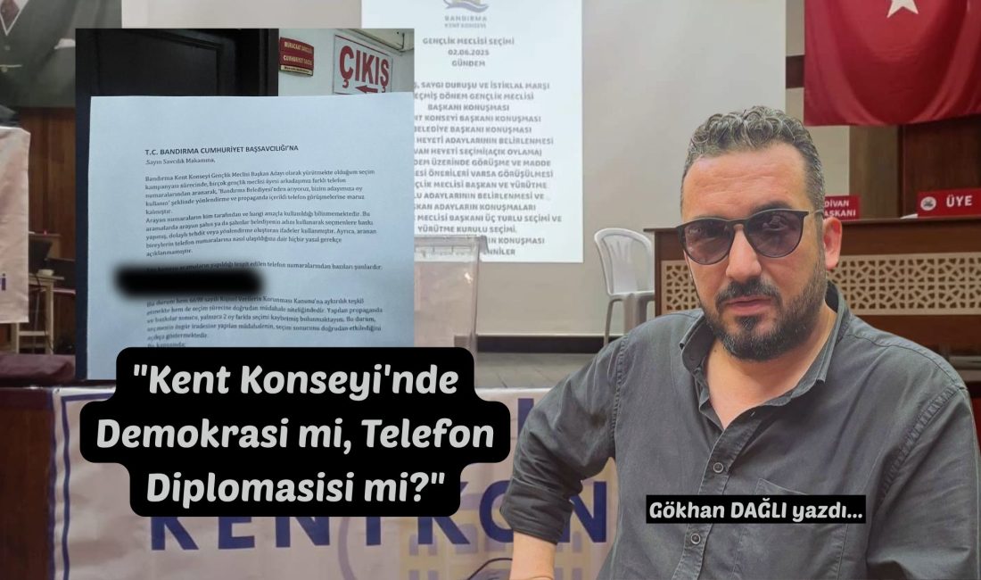 “Kent Konseyi’nde Demokrasi mi, Telefon Diplomasisi mi?” Bandırma Kent Konseyi Gençlik Meclisi seçimleri nihayet yapıldı ama ardında