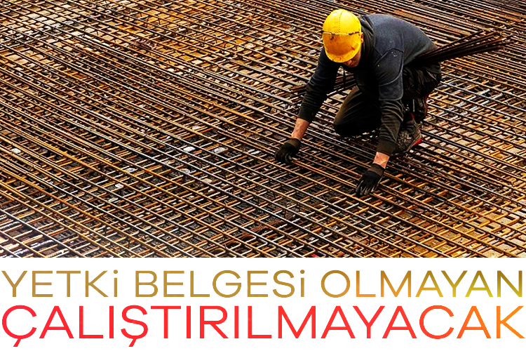 Yapı müteahhitleri ve şantiye şefleri, inşaat ve tesisat işlerinde artık