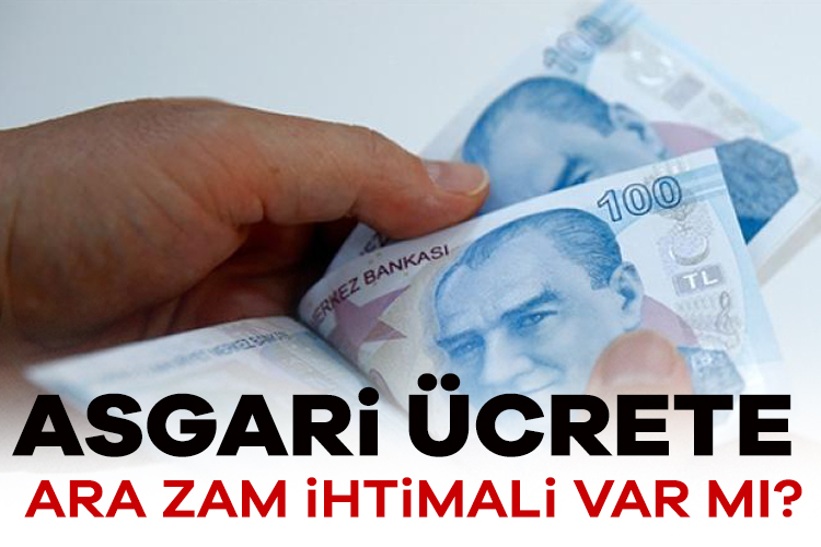 Asgari ücret 2025 yılının başında 22 bin 104 lira olarak