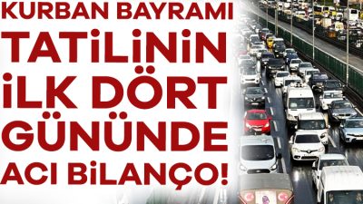 Kurban Bayramı tatilinde binlerce kaza meydana geldi. İçişleri Bakanı Ali