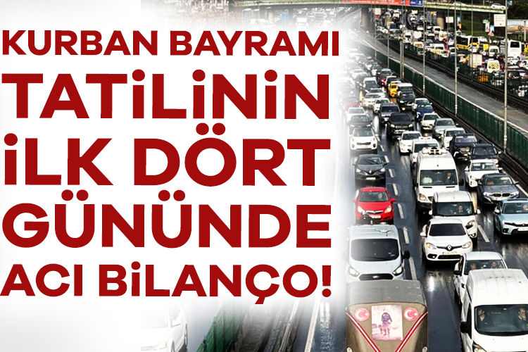 Kurban Bayramı tatilinde binlerce kaza meydana geldi. İçişleri Bakanı Ali