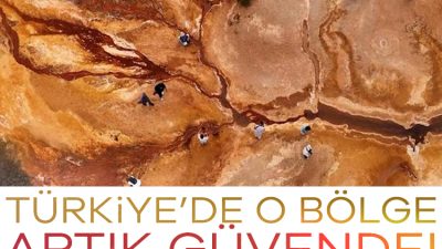Kızıl travertenleriyle büyüleyen Otlukbeli Gölü keşfedilmeyi bekliyor