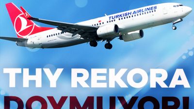 Türk Hava Yolları (THY), mayısta yüzde 81,1 doluluk oranıyla 7,6
