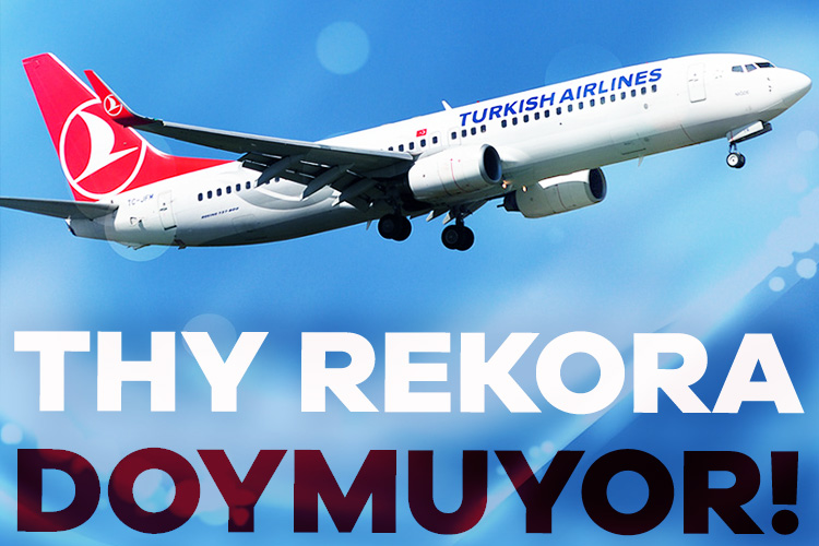 Türk Hava Yolları (THY), mayısta yüzde 81,1 doluluk oranıyla 7,6