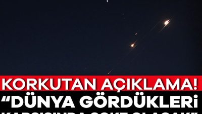 İran, İsrail'in saldırılarına karşılık balistik füzelerle misillemede bulundu. İsrail ordusu,
