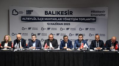Balıkesir Büyükşehir Belediyesi’nin ev sahipliğinde gerçekleşen Altıeylül İlçe Muhtarları Yönetişim