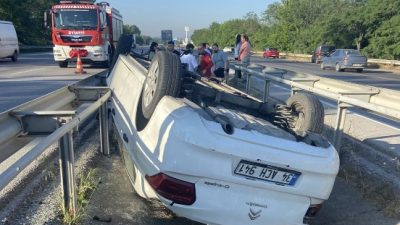 Balıkesir-Bursa kara yolu Balıkesir istikameti Susurluk Balıklıdere mevkiinde meydana gelen