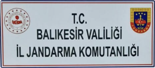 Balıkesir İl Jandarma Komutanlığınca 16-22 Haziran tarihleri arasında gerçekleştirilen asayiş