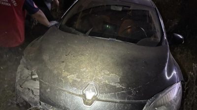 Balıkesir’in Susurluk ilçesi Dereköy Mahallesi yolunda meydana gelen tek taraflı