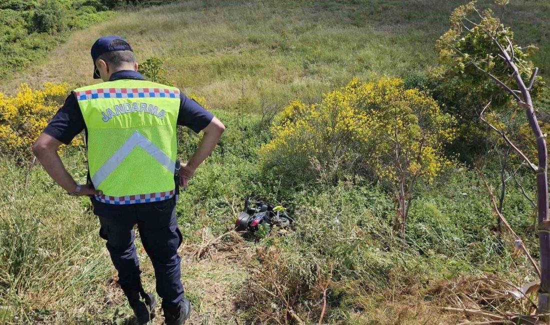 Bandırma-Erdek karayolunda 10 AOF 903 plakalı motosiklet sürücüsü, tek taraflı