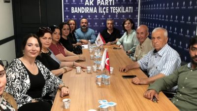 AK Parti Bandırma İlçe Başkanlığı’nda haftalık olağan yönetim kurulu toplantısı