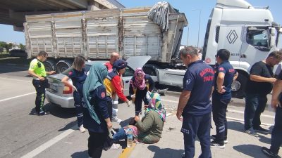 Balıkesir’in Bandırma ilçesinde sık sık kazaların yaşandığı Korozman Kavşağı’nda bir