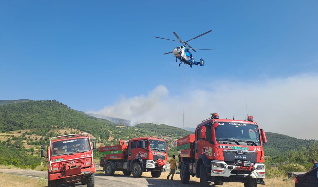 Balıkesir’in Kepsut ilçesine bağlı Sarıfakılar kırsal mahallesi yakınlarında ormanlık alanda