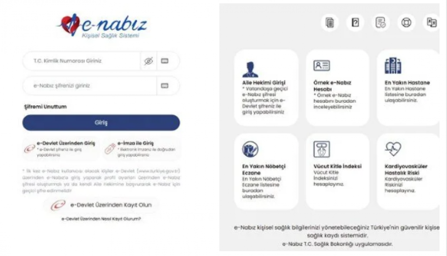 Sağlık Bakanlığı'nın dijital sağlık platformu e-Nabız'a, yeni güncelleme ile 'Biyometrik