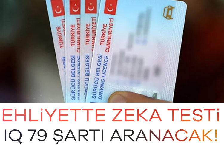 Ehliyette zeka testi: IQ 79 şartı aranacak! Sürücü belgesi almak isteyenleri yakından ilgilendiren yeni bir düzenleme yürürlüğe